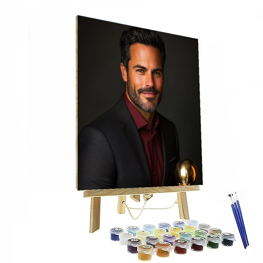 Robert Downey Jr Sparks Of The Stark Mind painting number kit