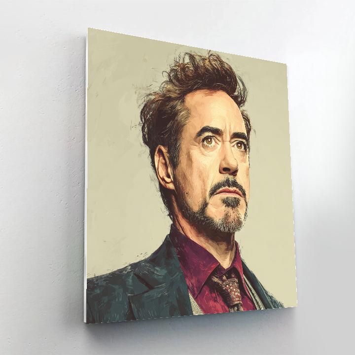 Robert Downey Jr.: Forging The Iron Legacy paint by numbers