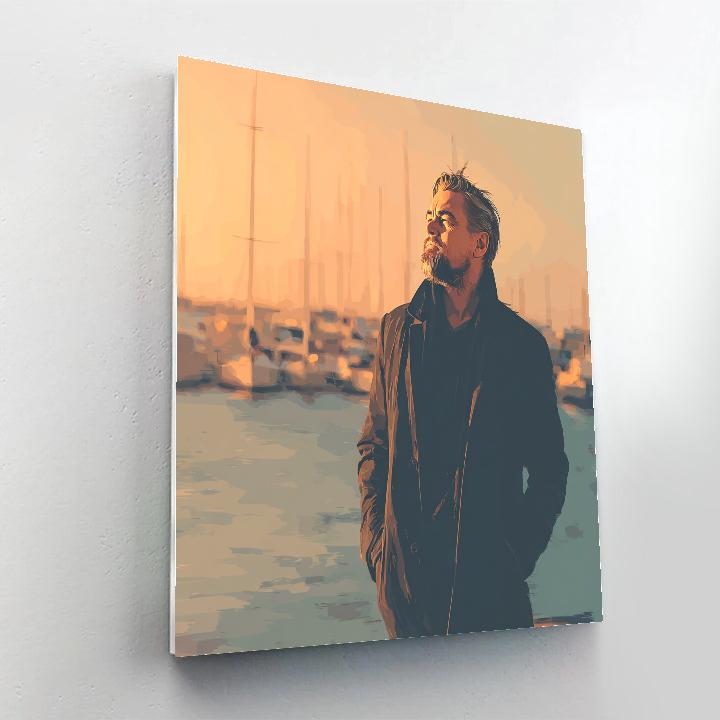 Leonardo DiCaprio: Charting Currents Beyond The Horizon paint by color
