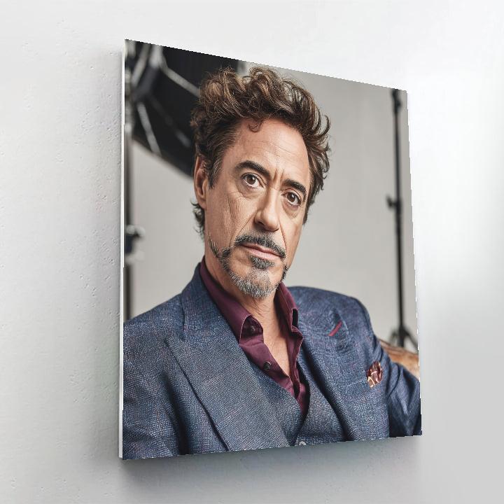 Robert Downey Jr.: Forging The Ironed Elegance DIY paint by numbers