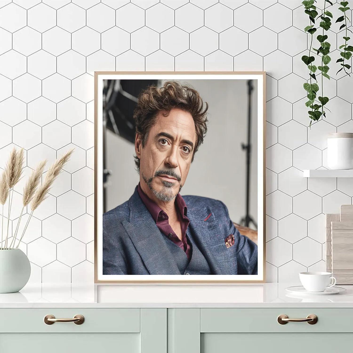 Robert Downey Jr.: Forging The Ironed Elegance DIY paint by numbers