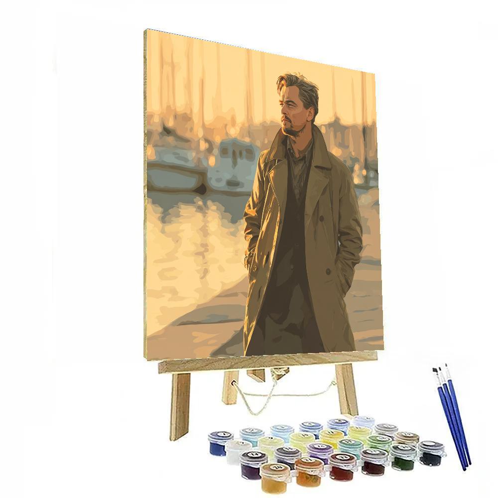 Leonardo DiCaprio: Driftlines Of A Titanic Dreamer DIY paint by numbers