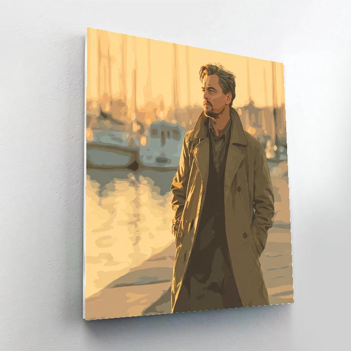 Leonardo DiCaprio: Driftlines Of A Titanic Dreamer DIY paint by numbers
