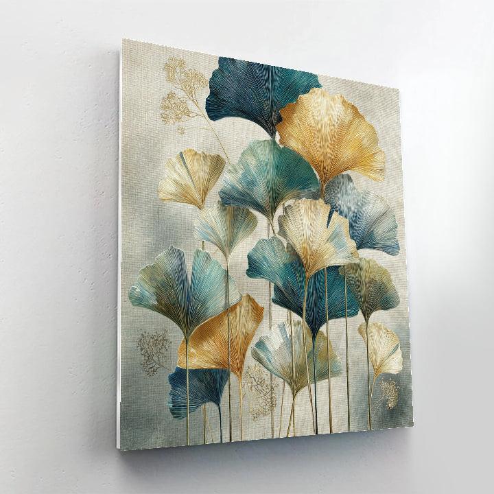 Ginkgo Canopy In Quiet Gradient DIY paint by numbers