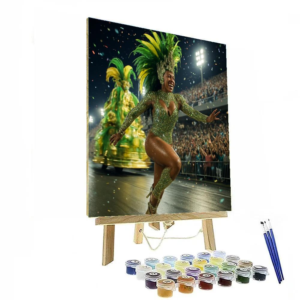 Rio Carnival Night Parade Painting by numbers kit