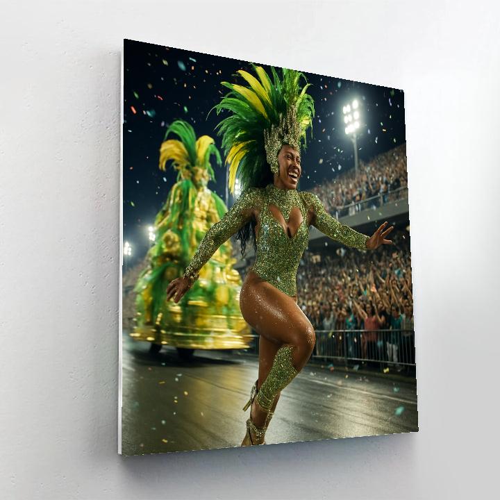Rio Carnival Night Parade Painting by numbers kit