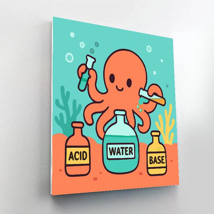 Coral Reef Chemistry paint by number