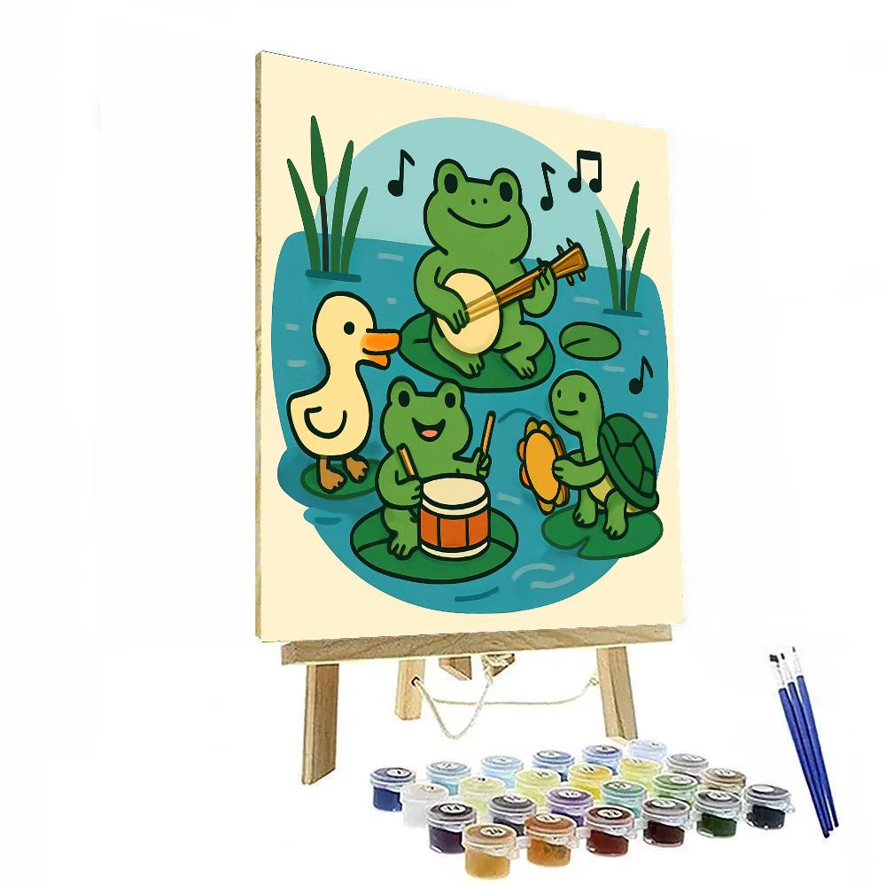 Pond Symphony Band paint by color