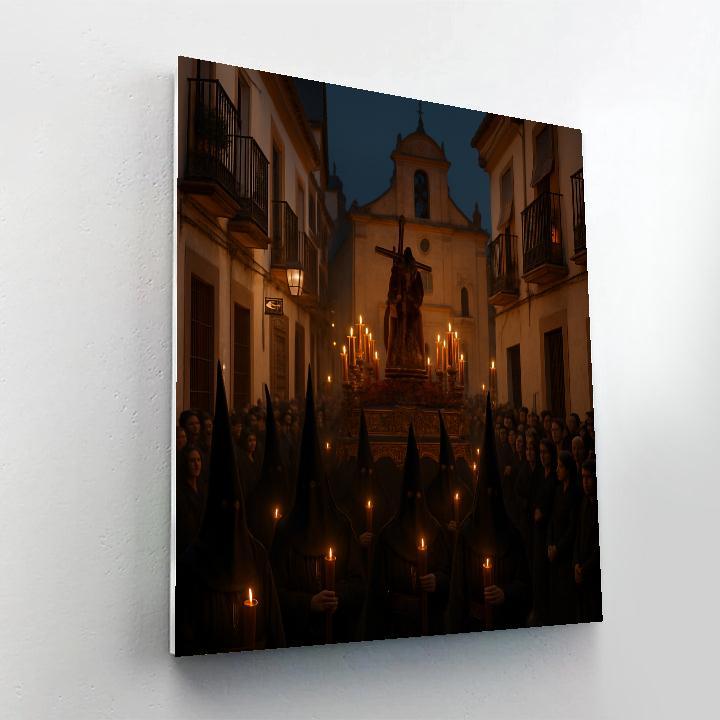 Easter Procession Andalusia painting number kit