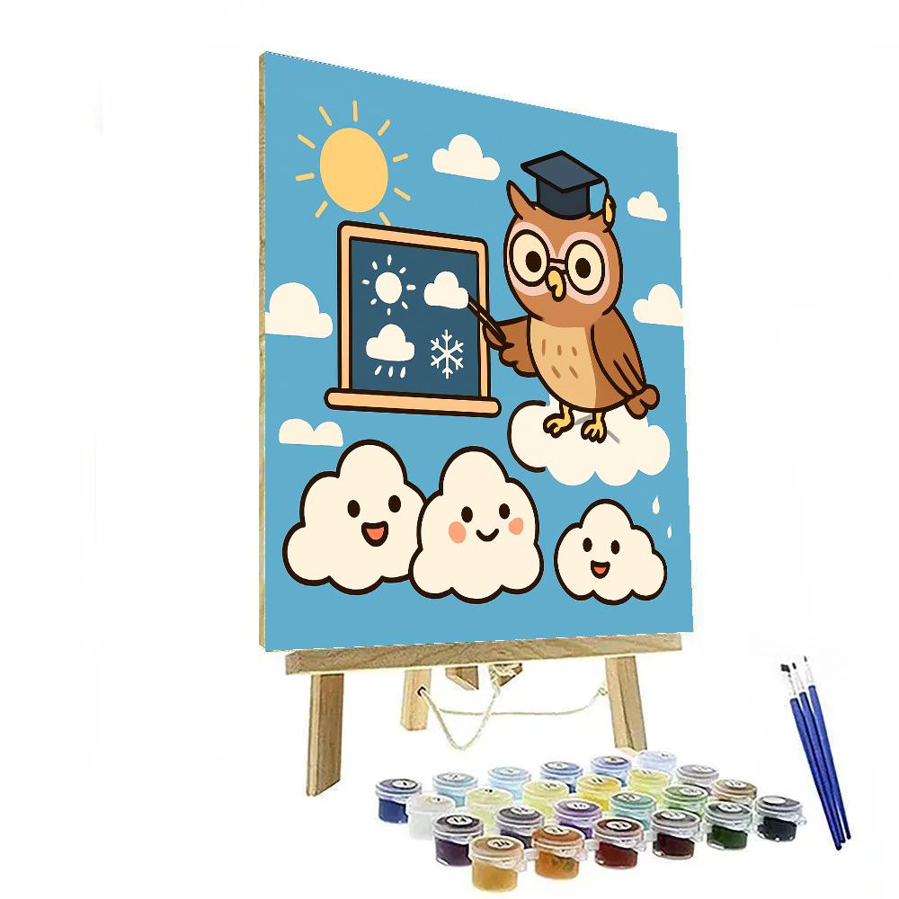 Cloud City Weather Class Painting by numbers kit