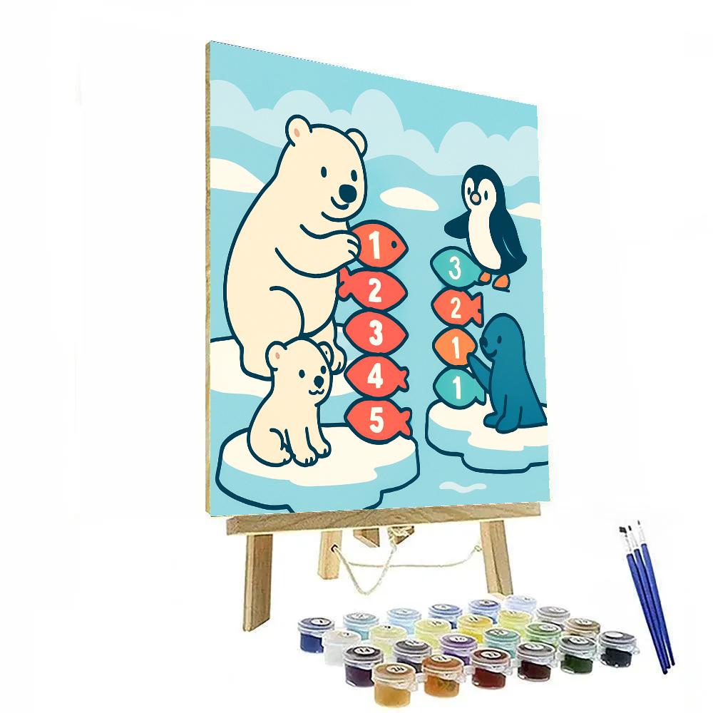 Cozy Arctic Counting paint by number