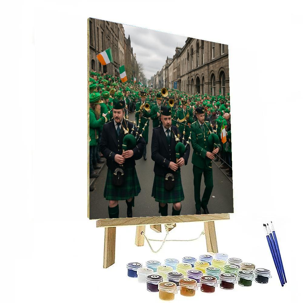 Saint Patrick Parade Dublin Number painting