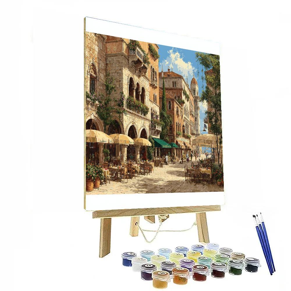 Piazza Della Republica Florence Italy Urban Square DIY paint by numbers