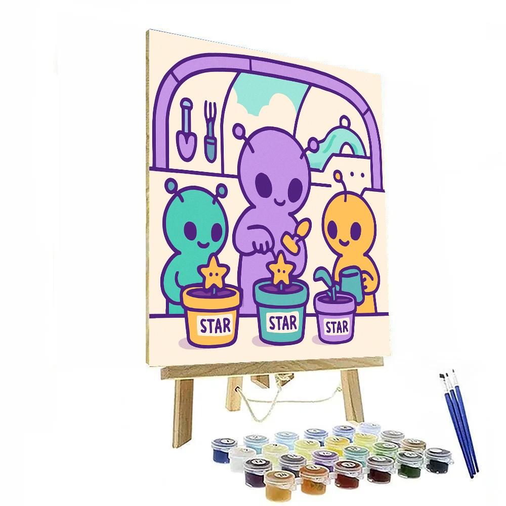 Galaxy Gardeners Club DIY paint by numbers
