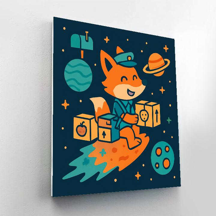 Comet Delivery Service paint by color