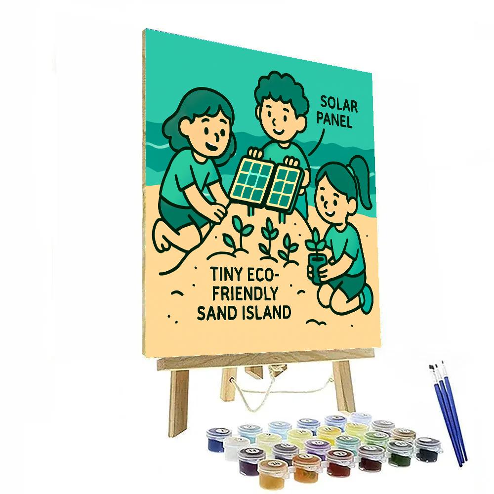 Eco Island Builders painting number kit