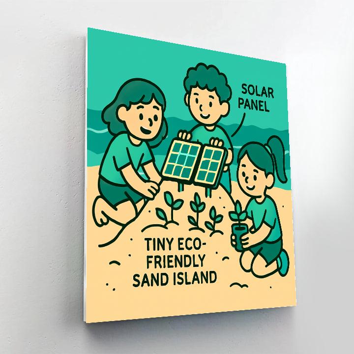 Eco Island Builders painting number kit