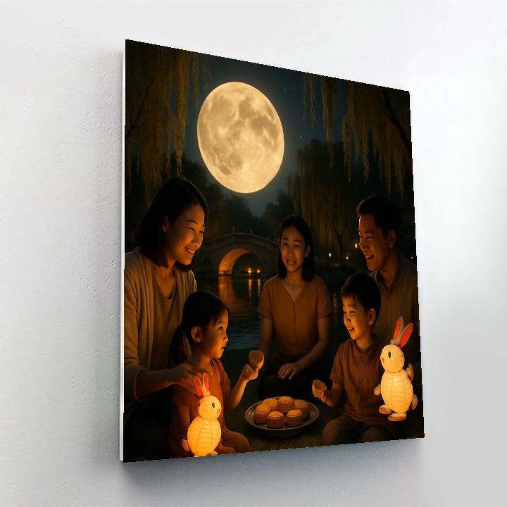 Harvest Moon Mid Autumn Paint by numbers kits