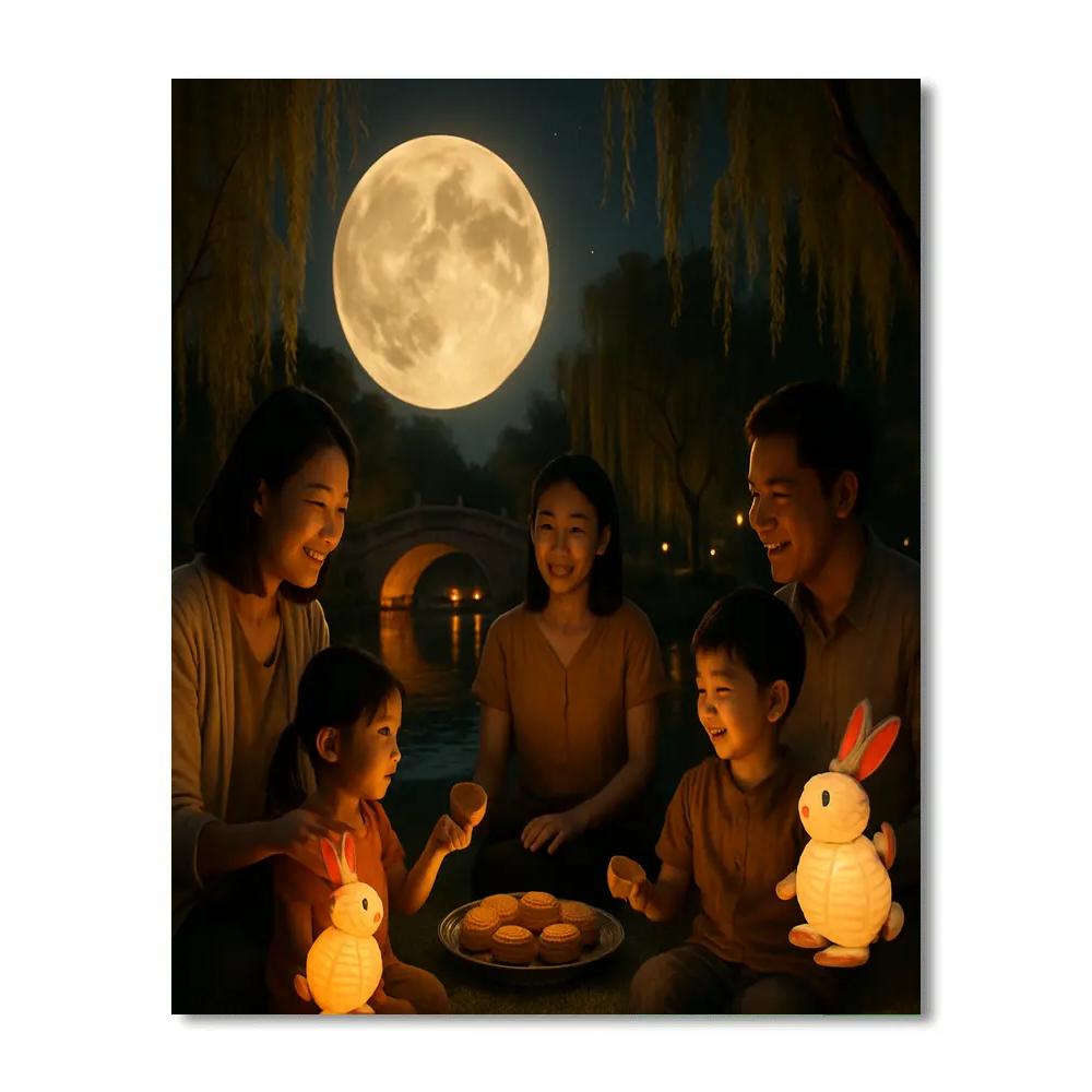 Harvest Moon Mid Autumn Paint by numbers kits