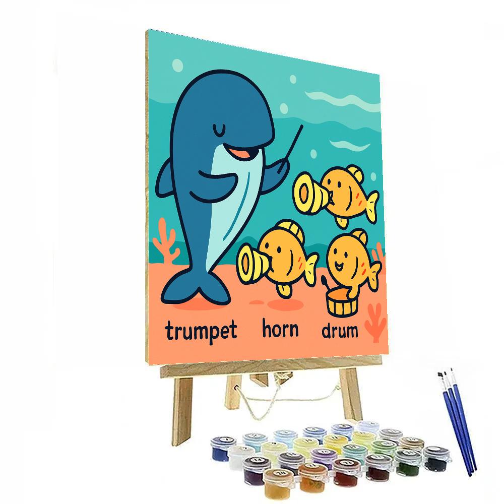 Ocean Orchestra Lesson Paint by numbers art