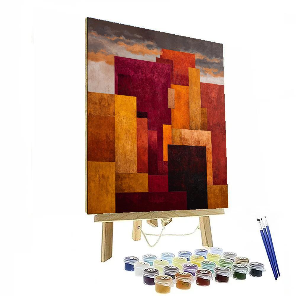 Mark Rothko Inspired Emotional Color Fields paint by number