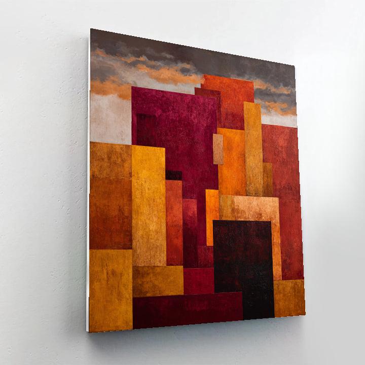 Mark Rothko Inspired Emotional Color Fields paint by number