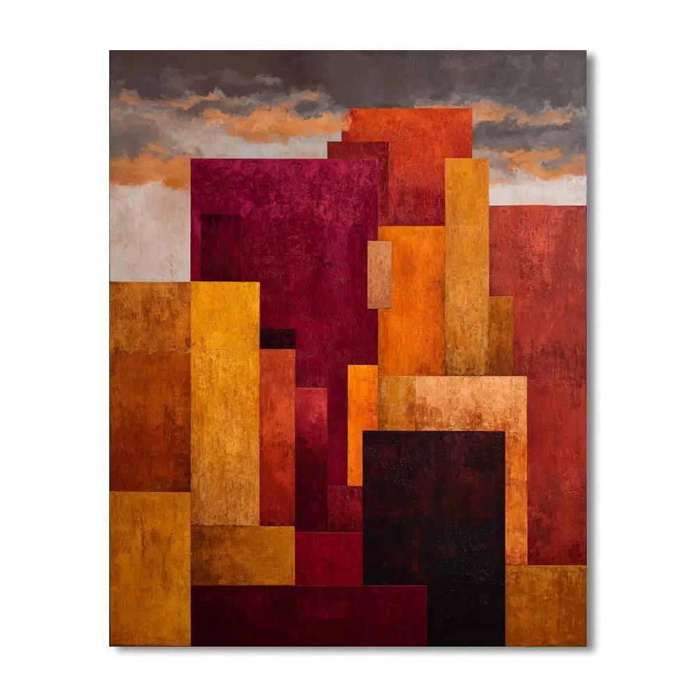Mark Rothko Inspired Emotional Color Fields paint by number
