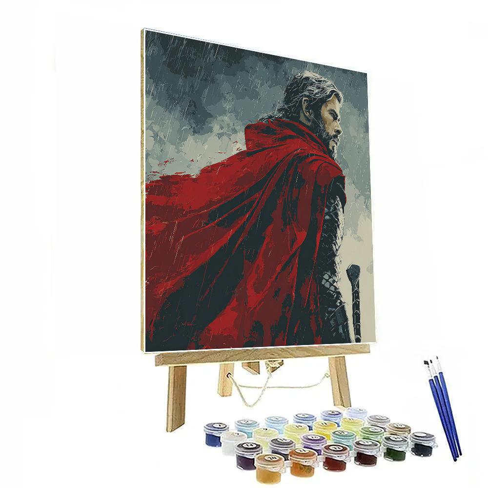 Chris Hemsworth: Tempest Of The Northern Sun Painting by numbers kit