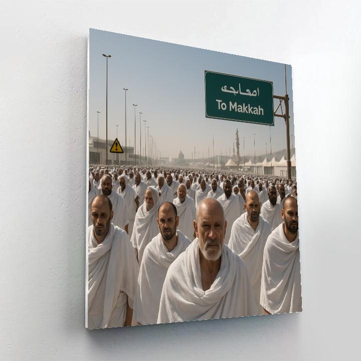 Hajj Pilgrim Walk Paint by numbers kits