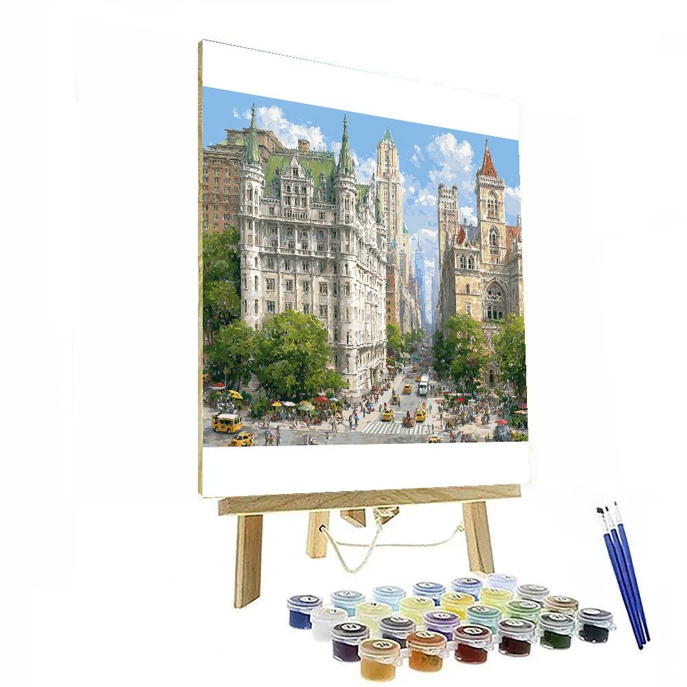 Zocalo Urban Plaza Mexico City Mexico painting number kit