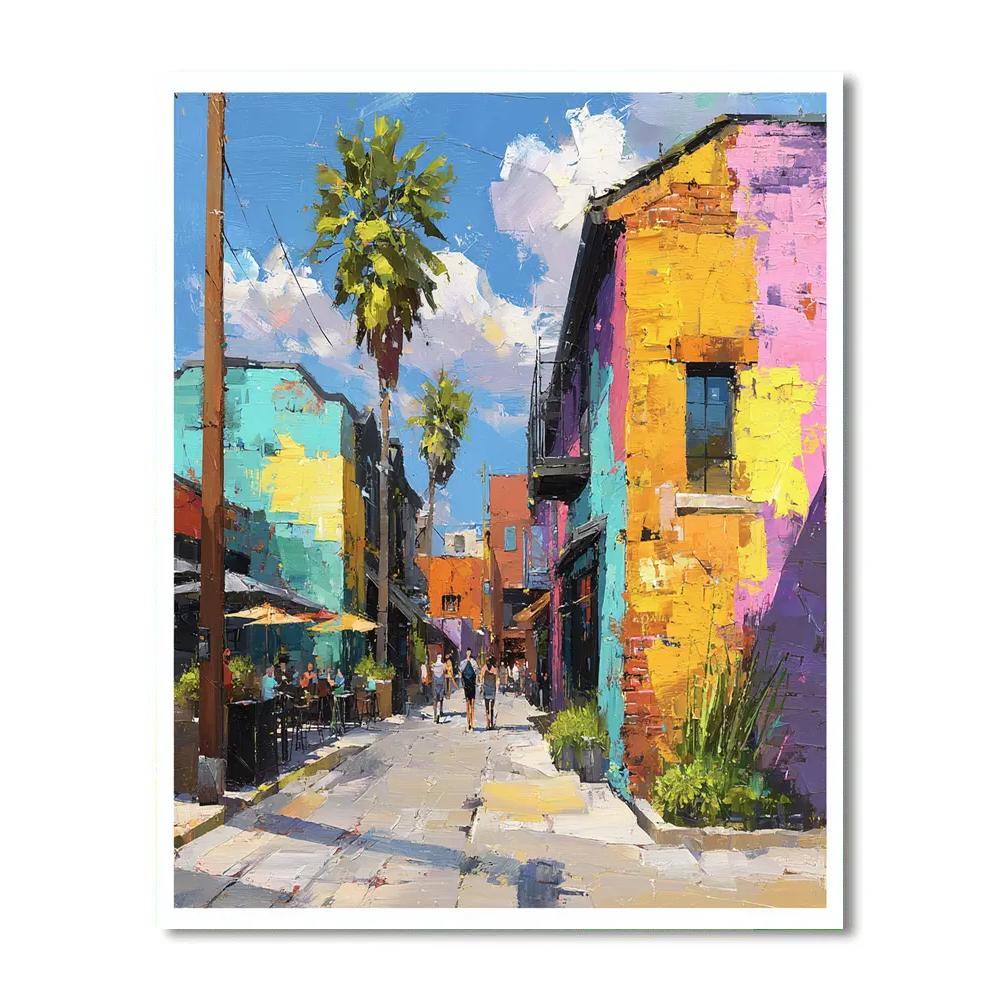 Wynwood Walls Street Art District Miami United States Numbered painting kits