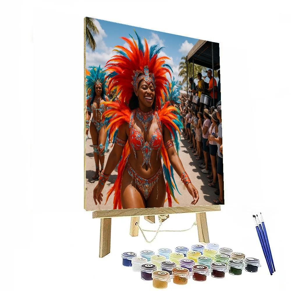 Trinidad Crop Over Parade Numbered painting kits