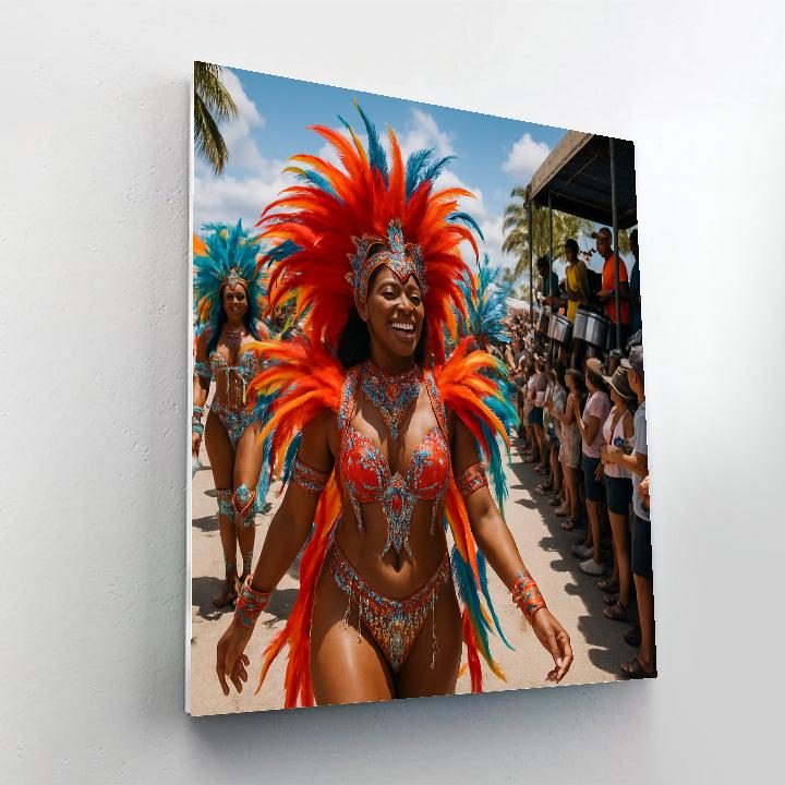 Trinidad Crop Over Parade Numbered painting kits