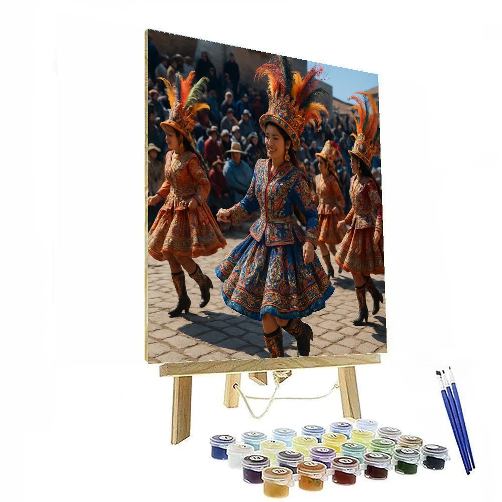 Carnival Of Oruro Folk Dance Paint by numbers art