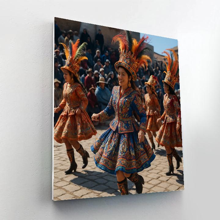 Carnival Of Oruro Folk Dance Paint by numbers art
