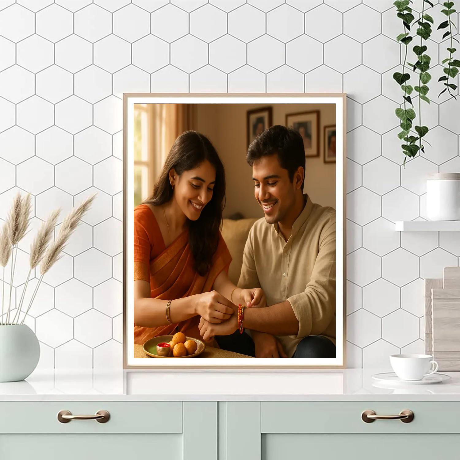 Raksha Bandhan Sibling Ties Numbered painting kits