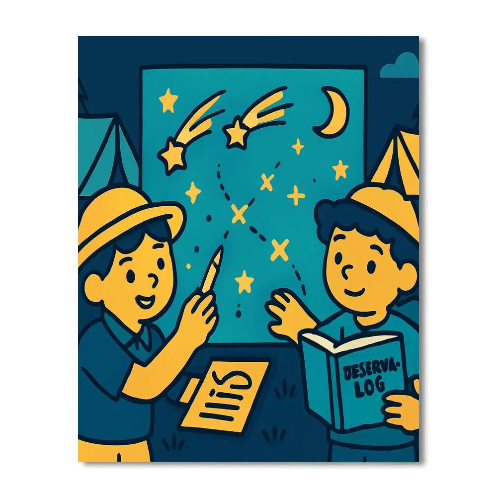 Meteor Map Explorers paint by number