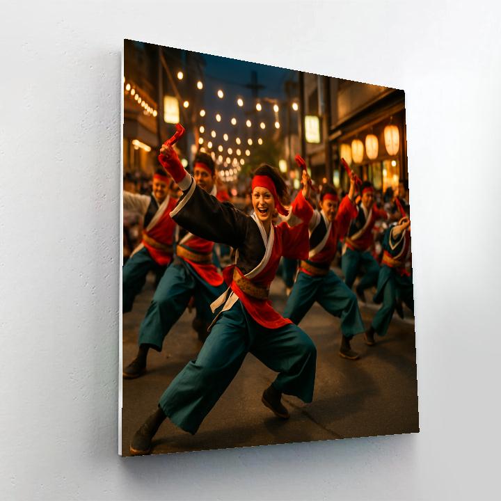 Sapporo Yosakoi Dance Night Number painting