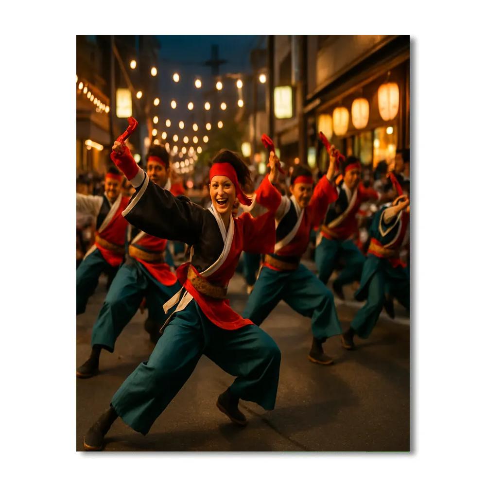 Sapporo Yosakoi Dance Night Number painting