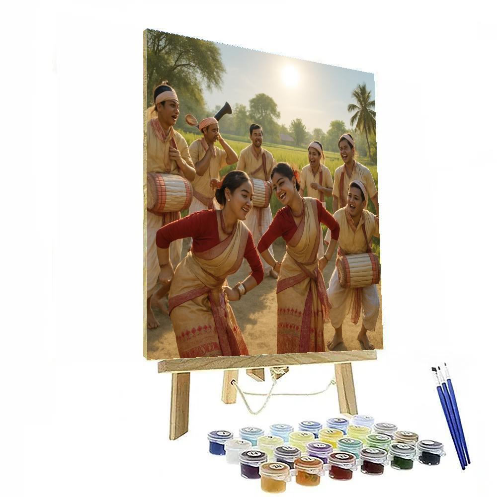 Bihu Rongali Celebration Guwahati Paint by numbers kits