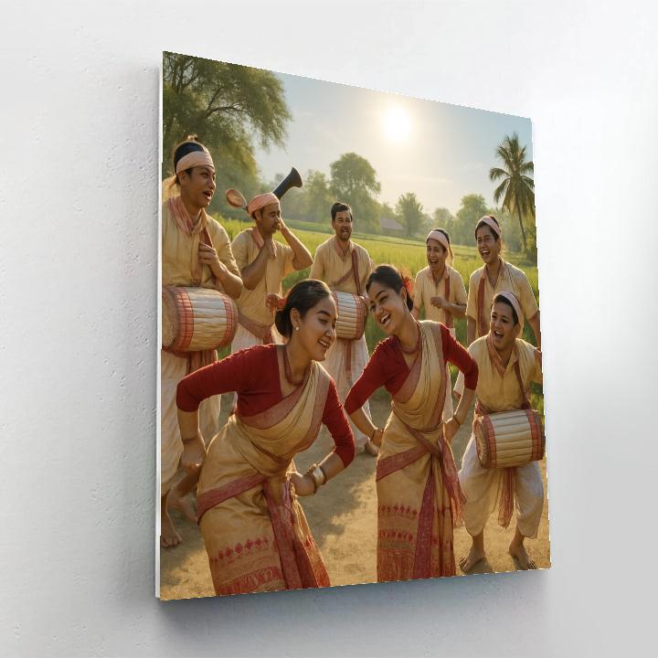 Bihu Rongali Celebration Guwahati Paint by numbers kits