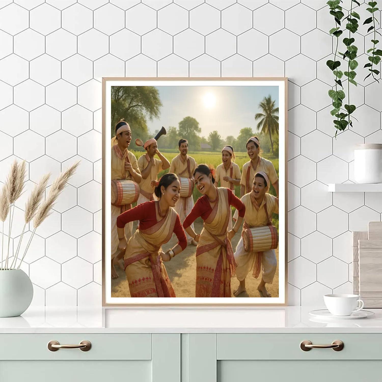 Bihu Rongali Celebration Guwahati Paint by numbers kits