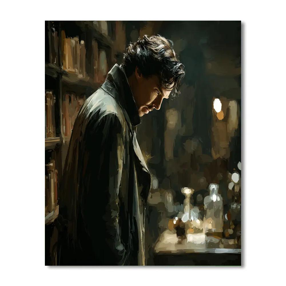 Benedict Cumberbatch: Cartographer Of Mind And Shadow Numbered painting kits