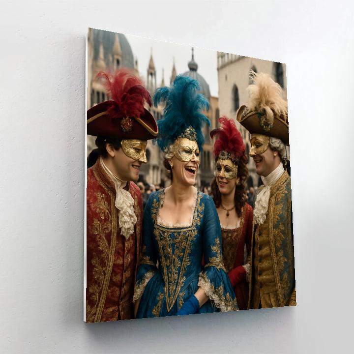 Carnival Of Venice Masked Ball painting number kit