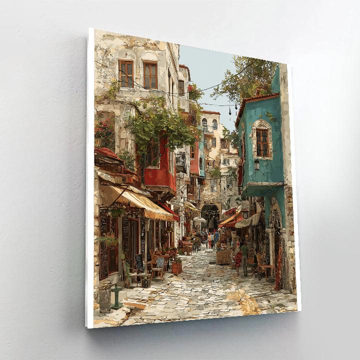 Sarajevo Baščaršija Old Town Street Bosnia And Herzegovina paint by number