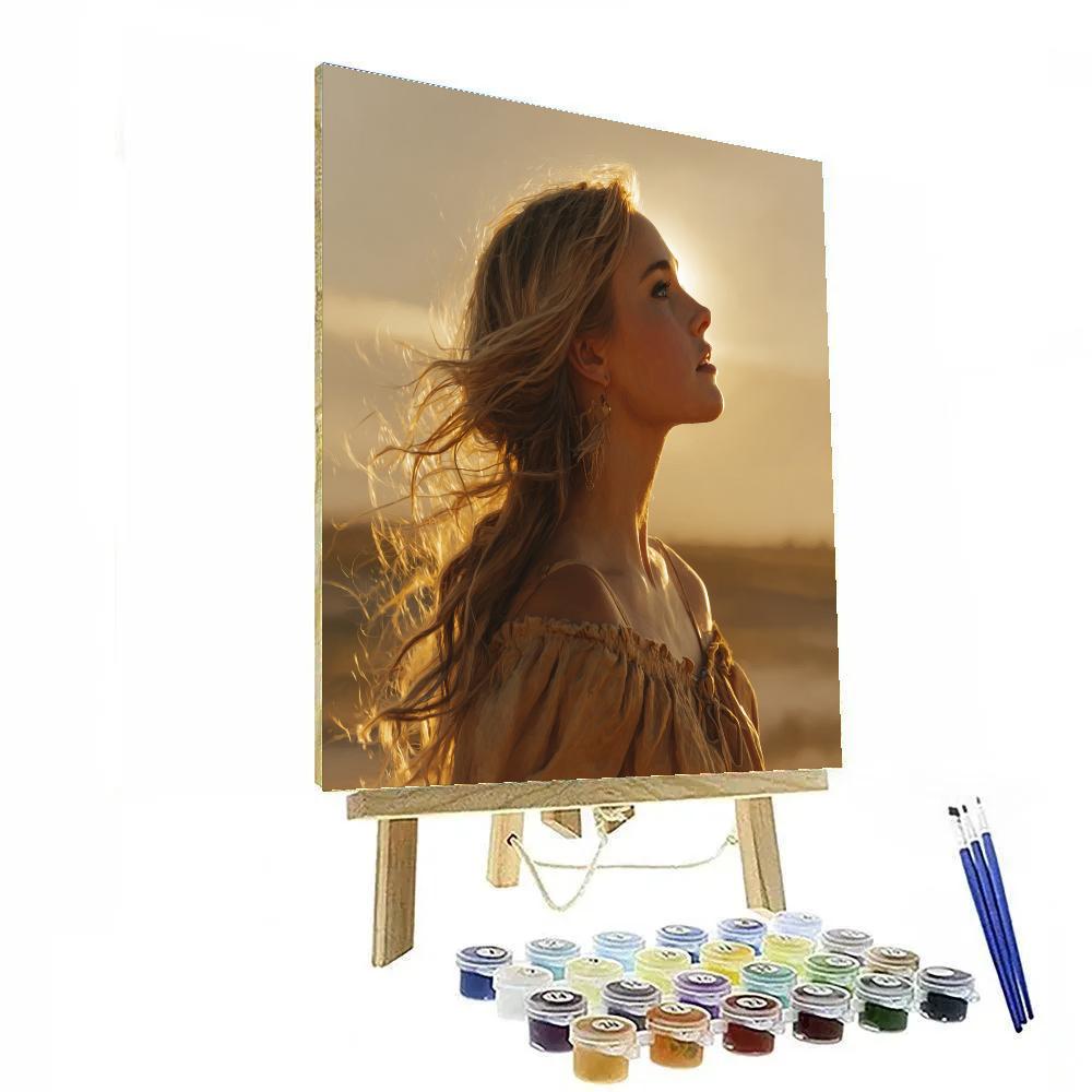 Brie Larson: Beacon From Beyond The Threshold paint by number