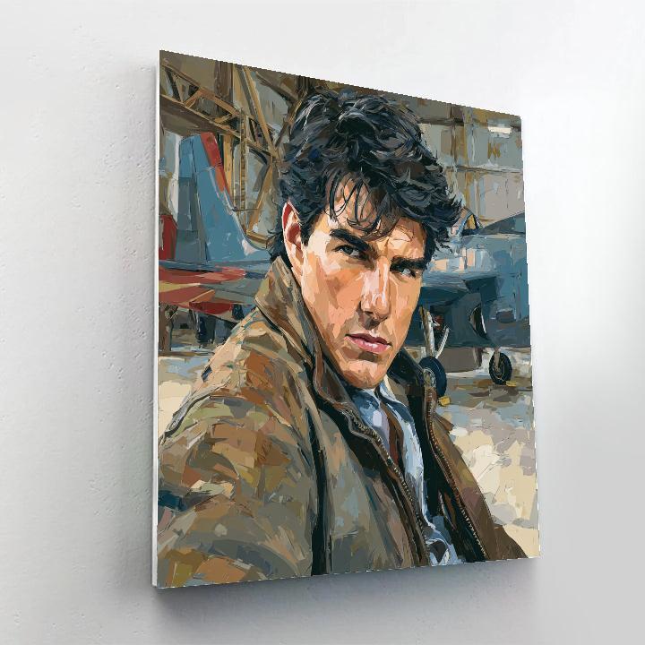 Tom Cruise: Aeronaut Of Adrenal Skyline DIY paint by numbers