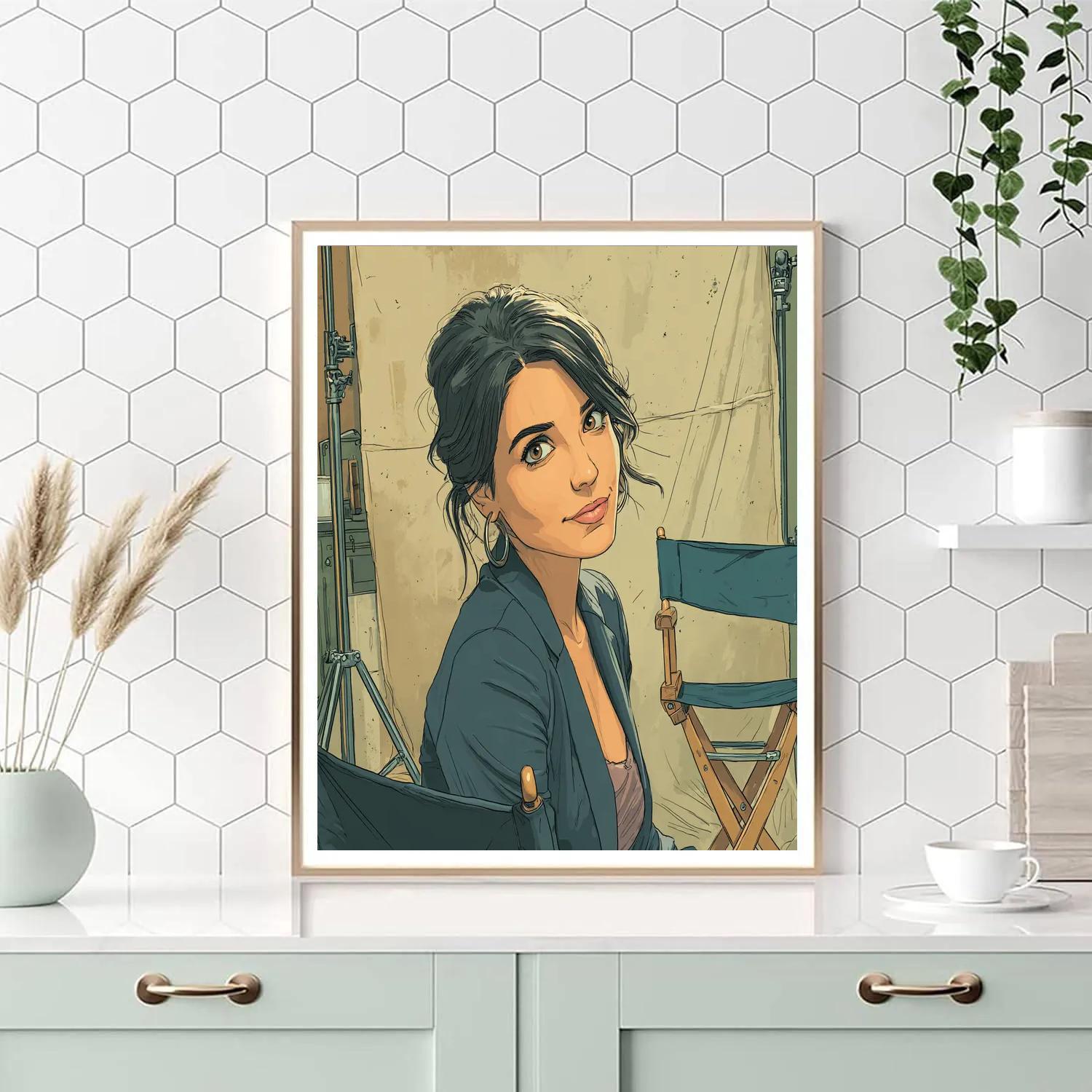 Sandra Bullock: Compass Of Warm Wit And Resolve paint by numbers