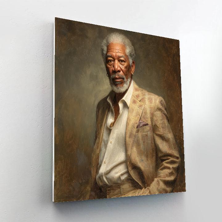 Morgan Freeman: The Atlas Of Measured Stories DIY paint by numbers