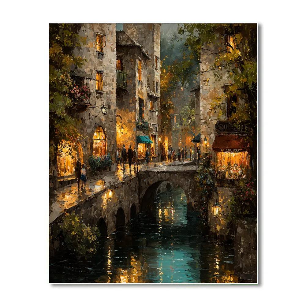 Ponte Vecchio Market Bridge Florence Italy Paint by numbers art